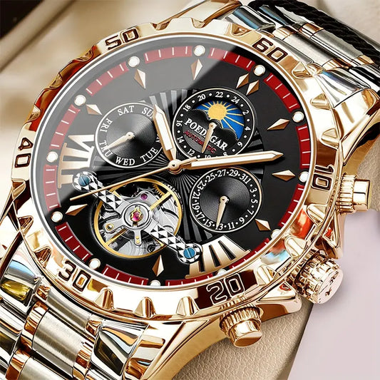 🌱⌚🌱Zcela nové automatické mechanické hodinky, vodotěsné do 30 m, odolné vůči poškrábání🌱
