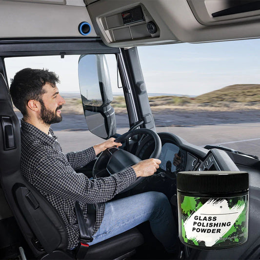 Leštiaci prášok na autosklo | Účinné čistenie · Odstraňovanie olejového filmu · Krištáľovo čistý povrch