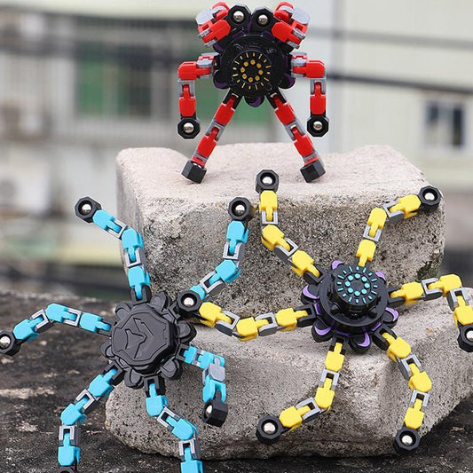 Rotujúca hračka s otočeným robotom