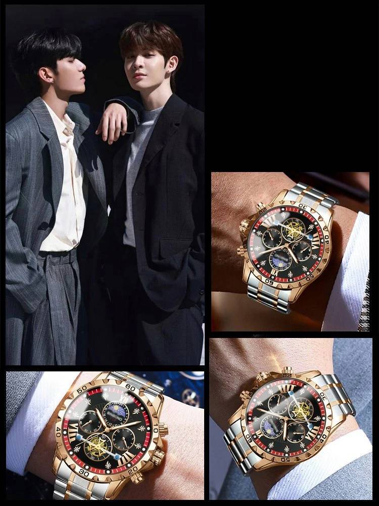 ⌚Nové švajčiarske vodotesné automatické mechanické hodinky