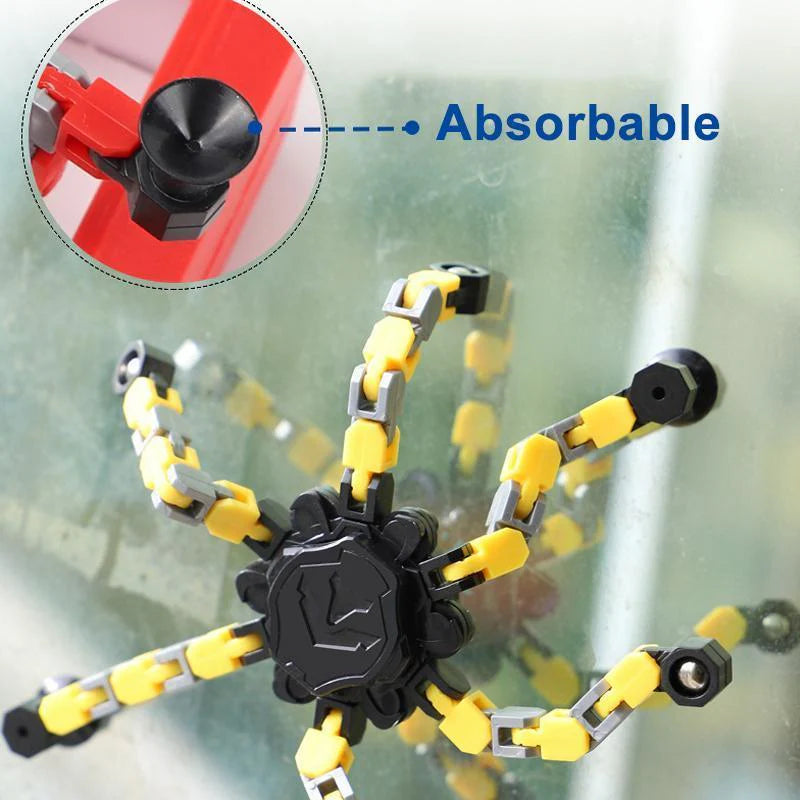 Rotujúca hračka s otočeným robotom