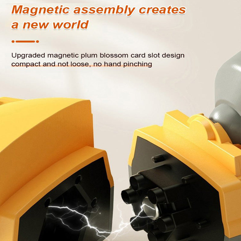 Nová logická hra s magnetickými transformátormi a stavebnými vozidlami z roku 2025