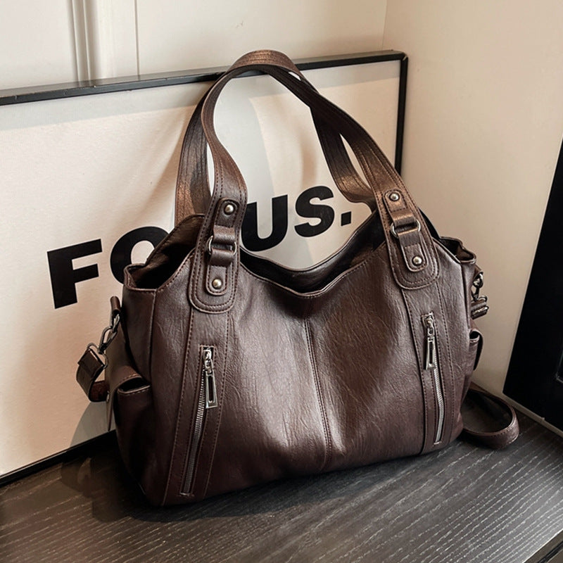 👜PUNKOVÁ TAŠKA S VEĽKOU KAPACITOU