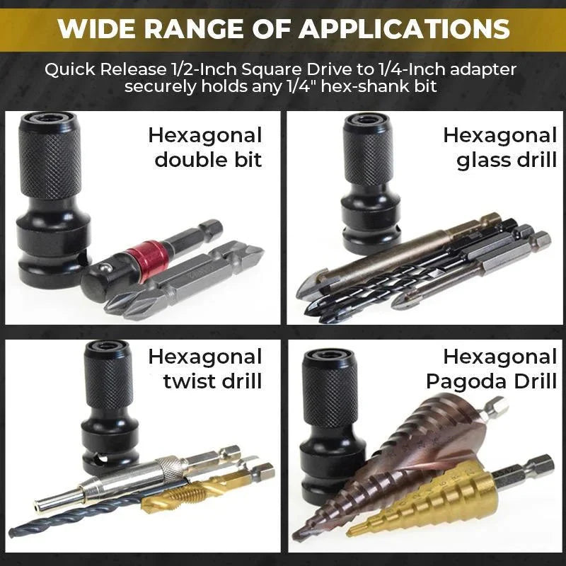 🧰 Adaptér na skrutkovač 1/4" šesťhranný rýchloupínací⚙️