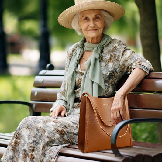 Všestranná, jednoduchá, štýlová, monochromatická luxusná kabelka