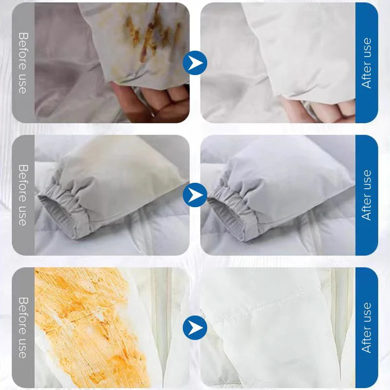 Čistiaci prostriedok na páperové bundy s kefou