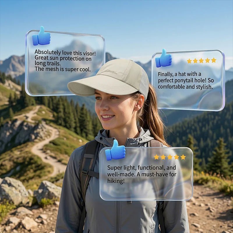 2026 Dámska čiapka s širokým okrajom v štýle baseballovej čiapky🌞