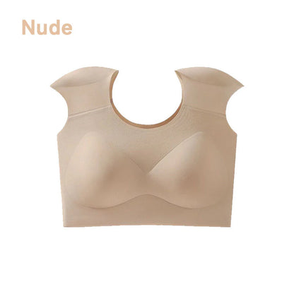 Jednodielna bezšvová podprsenka s integrovanými ramennými vypchávkami