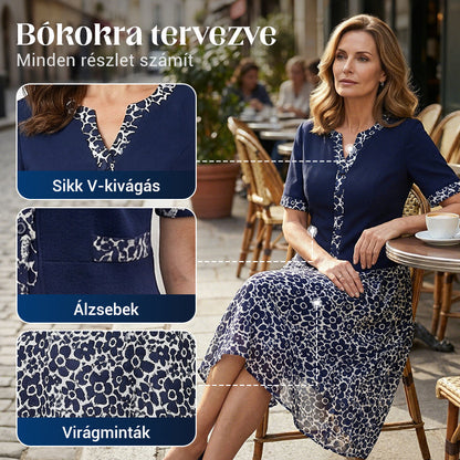 💥Skvelé ponuky📿Bezplatný náhrdelník🌸 Elegantné kvetinové šaty strihu A – pre každú postavu!