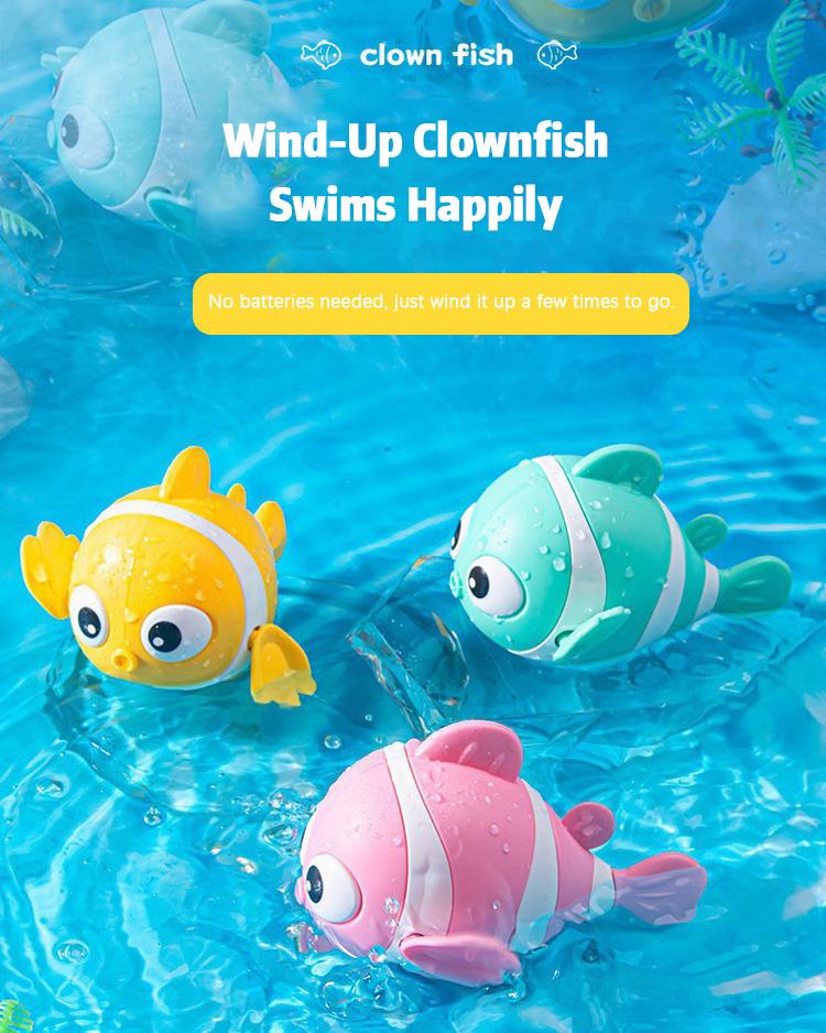 🐟Naťahovacia hračka do kúpeľa s klaunom