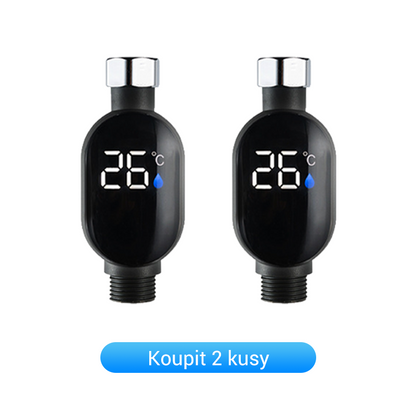 🌡️Vodotěsný LED displej Sprchový teploměr v Celsiích
