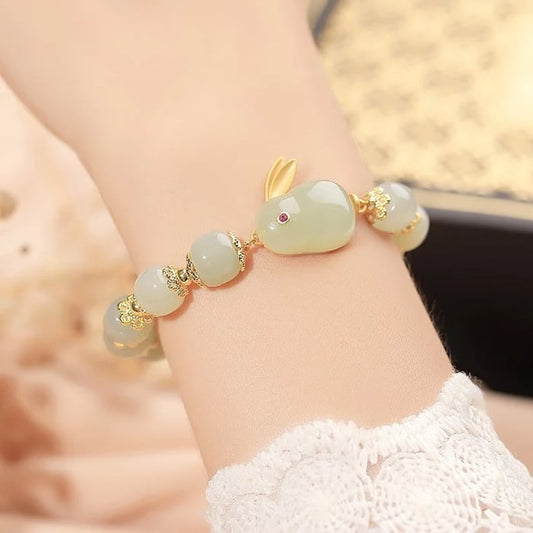 💫Náramok na šťastie z hetianského nefritu