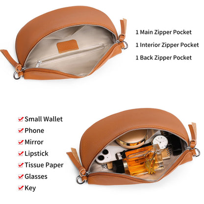 Ľahká a štýlová dámska crossbody kabelka