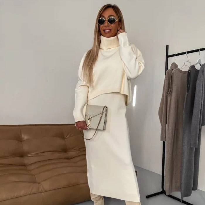 👗Módna a všestranná pletená súprava na bežné nosenie aj dochádzanie