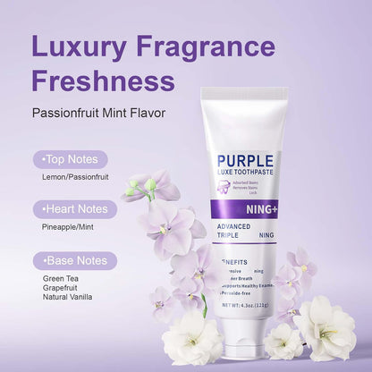 Bieliaca zubná pasta osviežuje dych, čistí ústa a zuby a odstraňuje škvrny a zápach z úst.