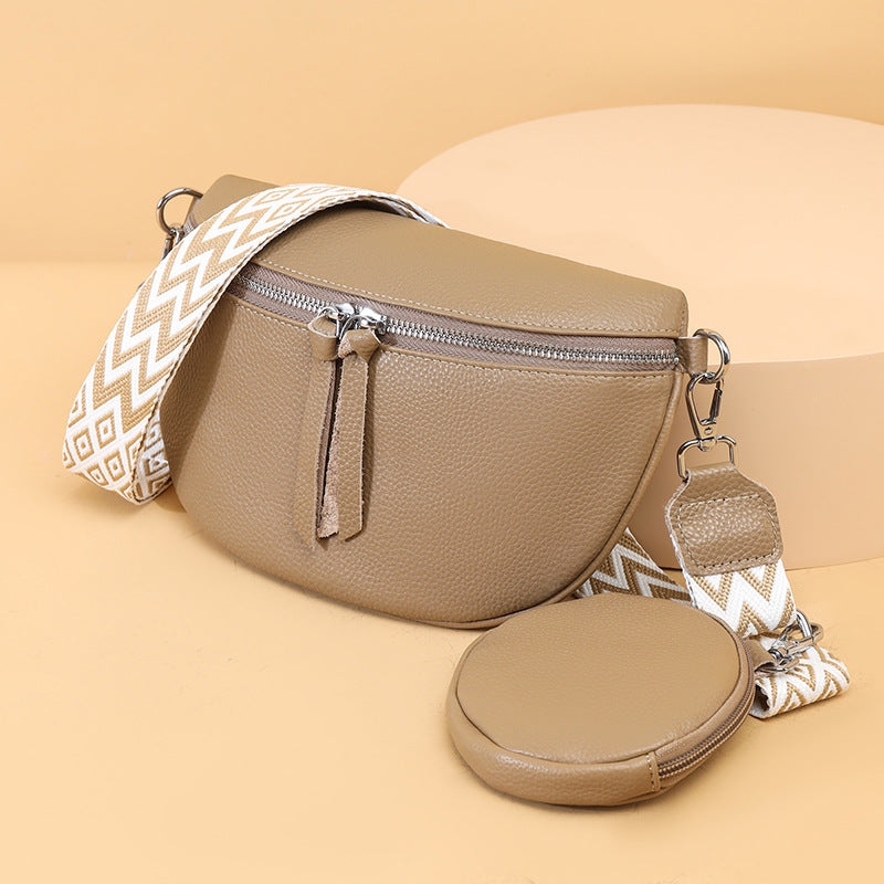 Ľahká a štýlová dámska crossbody kabelka