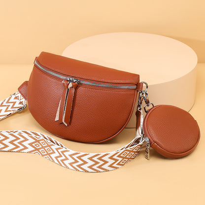 Ľahká a štýlová dámska crossbody kabelka