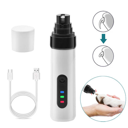 Dobíjecí USB nabíjecí elektrická bruska na nehty pro domácí mazlíčky