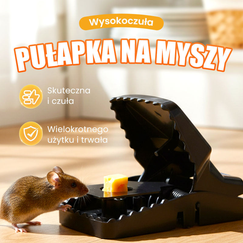 Opakovaně použitelná past na krysy s vysoce citlivým spoušťovým mechanismem