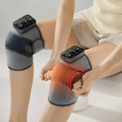 🌱Vyhřívaný masážní přístroj na kolena – tepelná terapie + vibrační masáž + dlouhá výdrž baterie