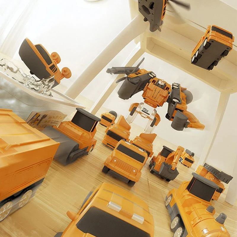 Nová logická hra s magnetickými transformátormi a stavebnými vozidlami z roku 2025