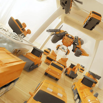 Nová logická hra s magnetickými transformátormi a stavebnými vozidlami z roku 2025