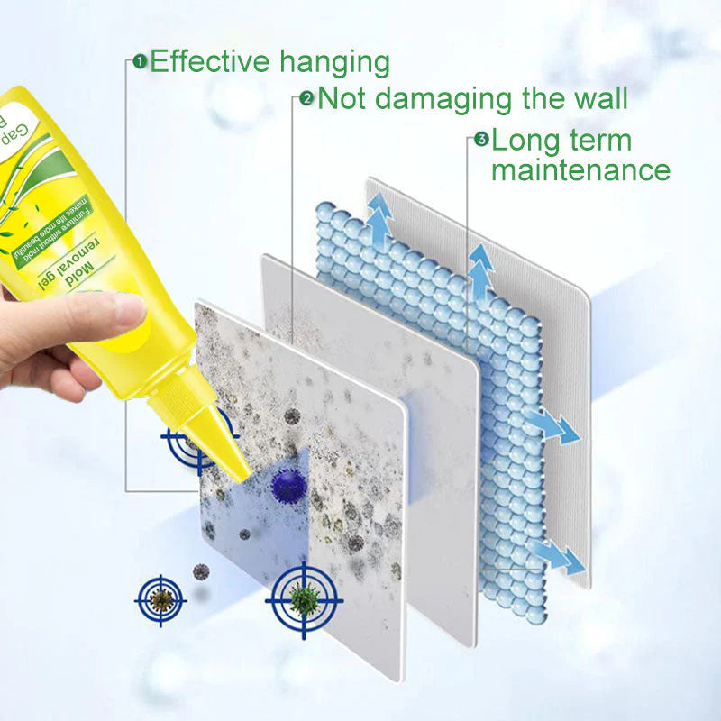 Gél na odstraňovanie odolných plesní