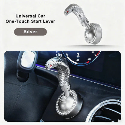 🐍Páčka na štartovanie auta v tvare hada s jedným tlačidlom