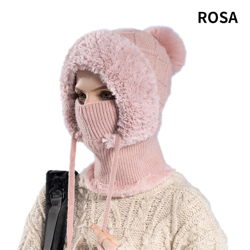 Tri v jednom: čiapka, maska a šál, maximálne teplo