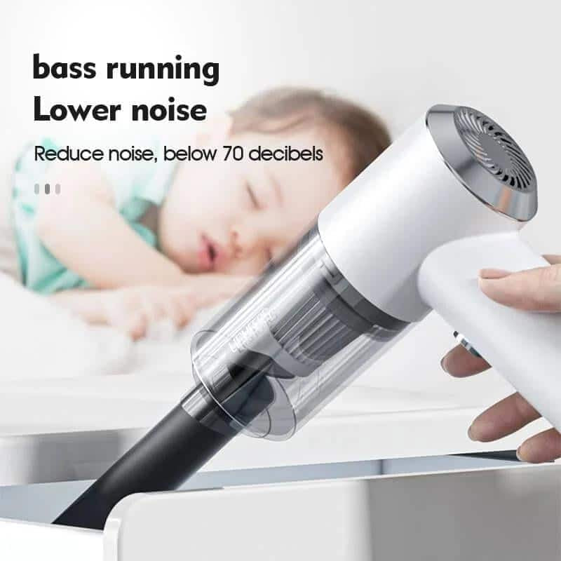 Bezdrôtový vysávač do auta a vzduchové čerpadlo 2 v 1 – výkonné sanie, nízka hlučnosť, nabíjateľná funkcia, multifunkčný dizajn