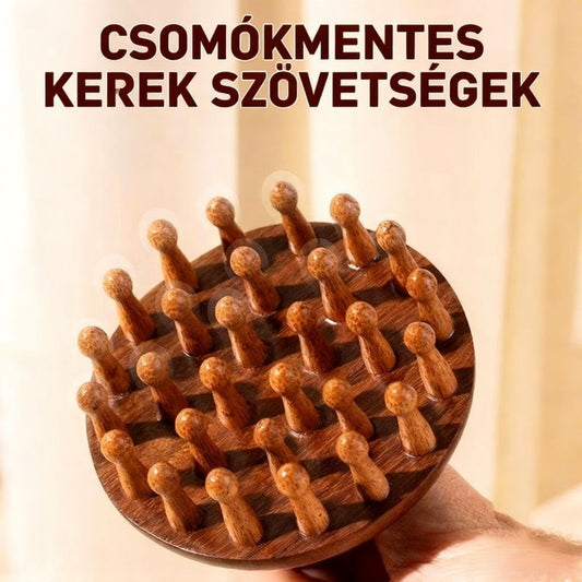 Masážny hrebeň z prírodného santalového dreva