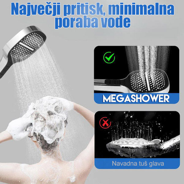 Vysokotlaková sprcha 3 v 1