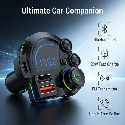 Bluetooth FM vysielač do auta