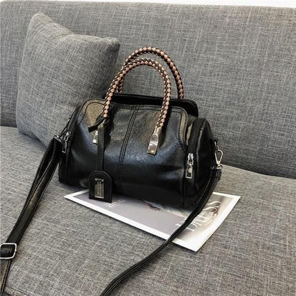 👜 Dámska klasická kožená taška s veľkou kapacitou