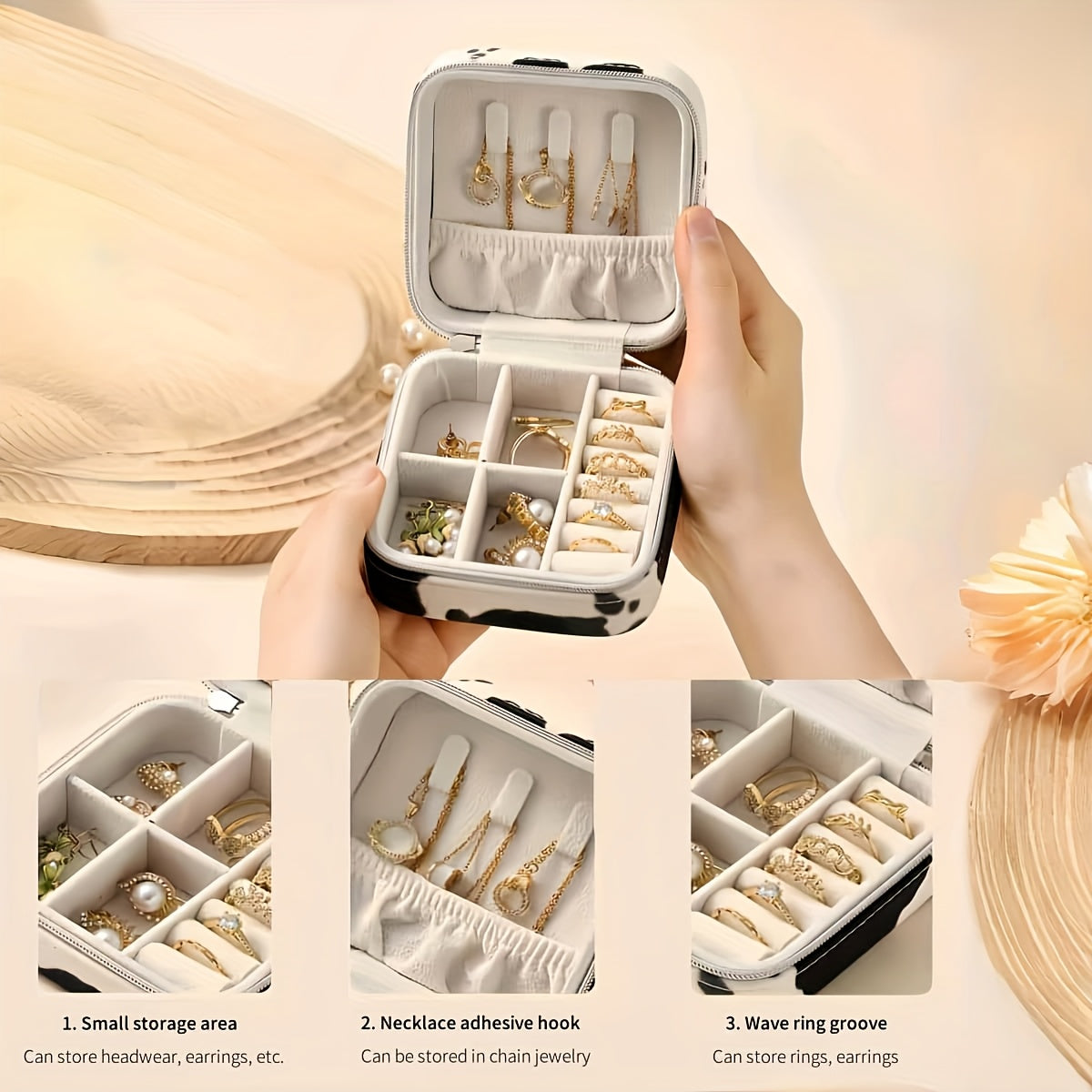 Kožená šperkovnica