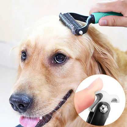 🐾Obojstranný hrebeň na odstraňovanie zvieracej srsti