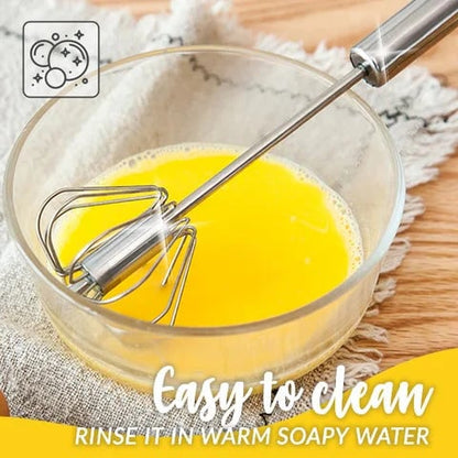 Poloautomatický šľahač vajec z nehrdzavejúcej ocele