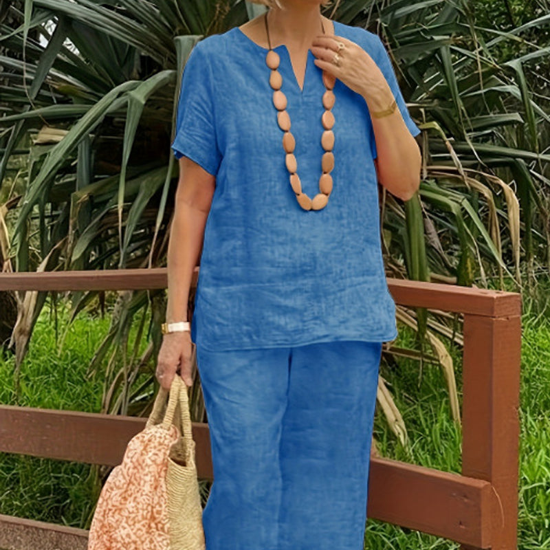 2026 Dámska súprava pozostávajúca z voľnočasového topu a nohavíc