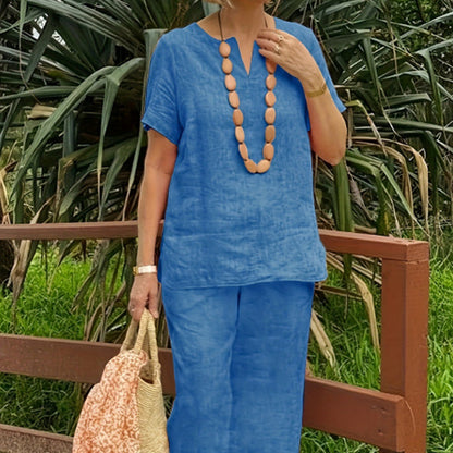 2026 Dámska súprava pozostávajúca z voľnočasového topu a nohavíc