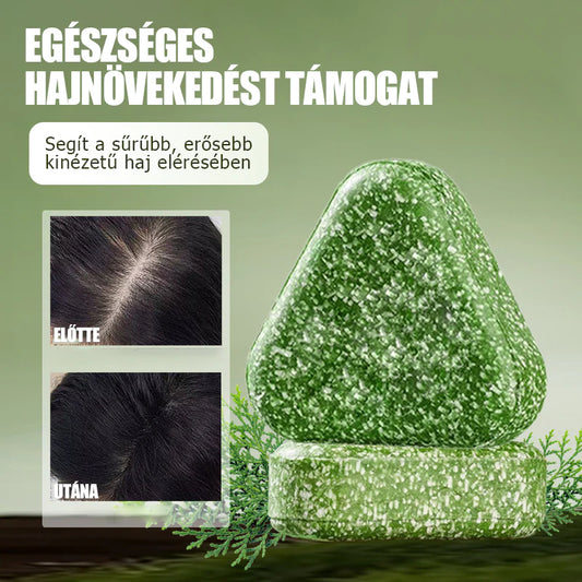 Prírodný tuhý šampón na posilnenie vlasov