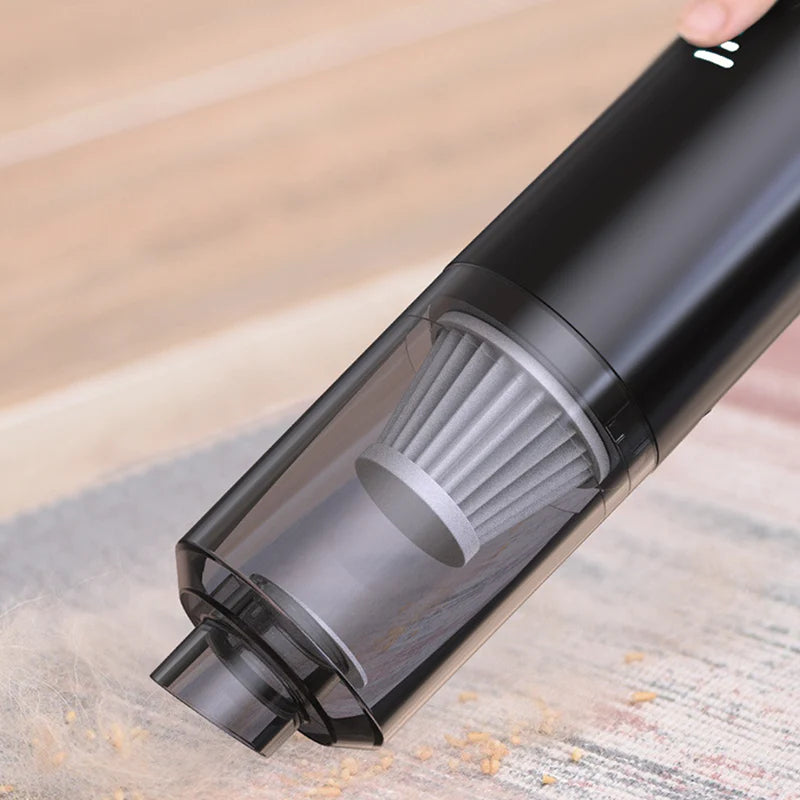Portable Wireless Car Vacuum Cleaner｜Strong Suction · Low Noise · High-Efficiency Filter｜Multi-Purpose Cleaning
