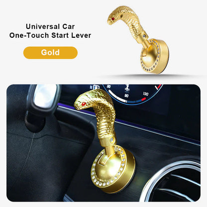 🐍Páčka na štartovanie auta v tvare hada s jedným tlačidlom