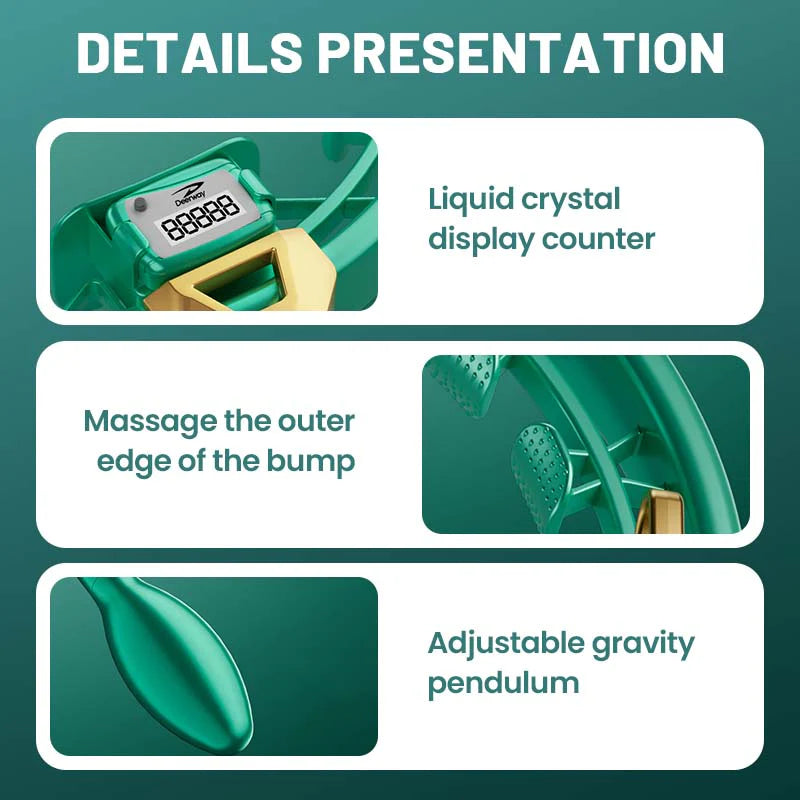 Inteligentný nastaviteľný masážny prístroj Hula Hoop