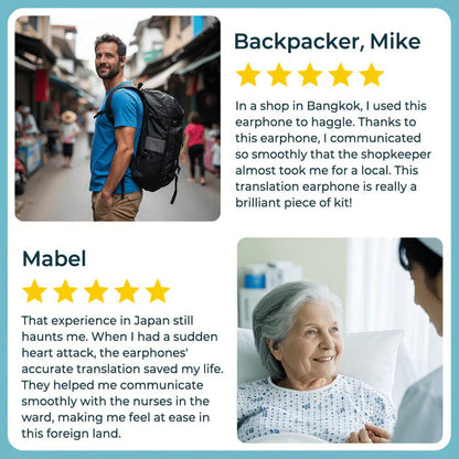 Bezdrôtové slúchadlá OWS Bluetooth 5.4 s AI prekladačom (pre iOS a Android)