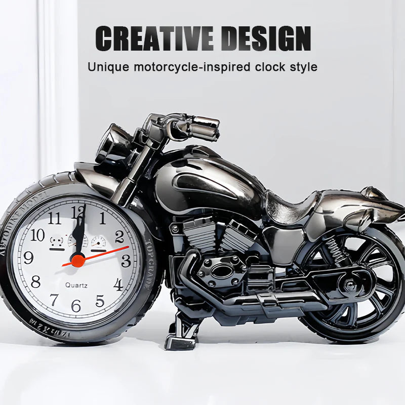 Kreativní motocyklový budík