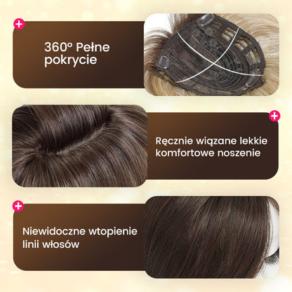Vrchná vrstvená ofina pre ženy s rednúcimi vlasmi