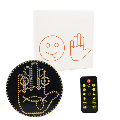 LED svetlo na zadné okno auta s rozpoznávaním výrazov a gest