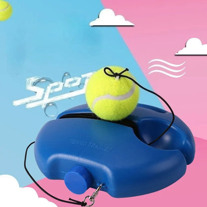 🌱Přenosný tenisový trenažér Solo |🎾 Odolná, vysoce elastická odrazová základna pro jakýkoli trénink