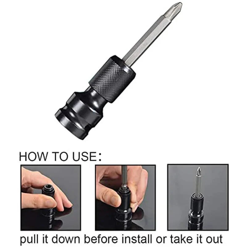 🧰 Adaptér na skrutkovač 1/4" šesťhranný rýchloupínací⚙️