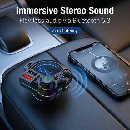 Bluetooth FM vysielač do auta